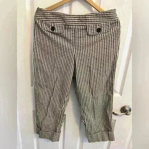 Loft Women’s Dress Capris Petites Size 12P Cuffed Hem 100% Cotton Casual